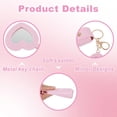 thumbnail image 4 of 4Pcs Lipstick Holder Keychain, Colorful Lip Balm Keychains for Pocket Bag Accessories Light Color, 4 of 4