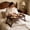 Brown, variant on Foldable Bedside Breakfast Tray with Folding Legs & Handles, Sturdy Wooden Multifunctional Snack Table, Portable Lap Desk for Sofa Dining Movie Watching Laptop Work Home Office Use