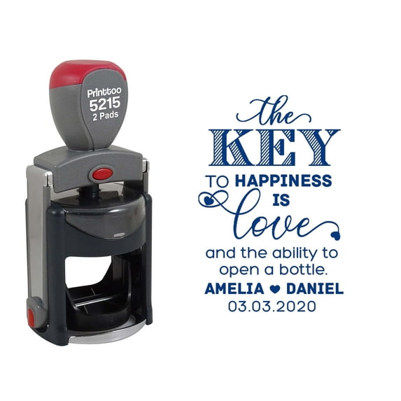 Printtoo Office Stationery Heavy Duty Dater Stamp With Approved Text Self Inking Date Rubber Stamp-Blue