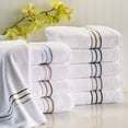thumbnail image 4 of Superior Turkish Cotton Ultra-Plush 3-Piece Towel Set Chocolate, 4 of 4