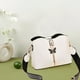 thumbnail image 4 of Women's Soft Washed Leather Shoulder Bag Multi-Zip Large Capacity Handbag For Daily Use, Travel, Work, Shopping, 4 of 9