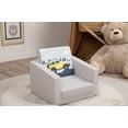 thumbnail image 4 of Delsit Kids Couch for Toddlers - 2 in 1 Convertible Foam Armchair to Lounger, Comfy Flip Out Lounge Chair, Sofa for Children, Made in Europe, 4 of 5