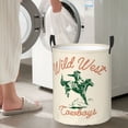 thumbnail image 4 of Large Laundry Basket with Handles - West Cowboys Kids Baby Dirty Clothes Laundry Hamper for Bedroom Aesthetic, 4 of 5