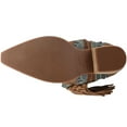 thumbnail image 7 of Dingo Womens Dream Catcher Snip Toe Embroidered Cowboy  Casual Tall Boots, 7 of 7
