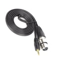 thumbnail image 4 of 3.5mm To XLR Cable Dual Mono Output XLR To Aux Mic Cord Plug And Play 1.5M Stable Performance For Digital Camera For Various Mic For PC, 4 of 8