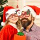 thumbnail image 3 of Farfi Gafas navideñas Gafas con lentejuelas brillantes 6 estilos Accesorios para disfraces Accesorios para fotos Lindo Papá Noel Árbol de Navidad Alce Marco de gafas de plástico para niños, 3 of 5