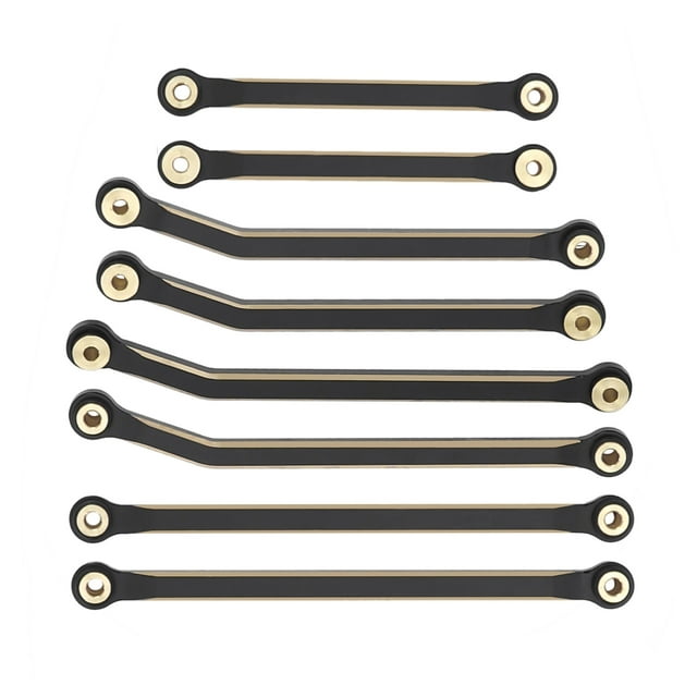 mmirethe RCGOFOLLOW Steering Link Rod RC Car Part Stronger Steering Linkage Tie Rod For 1/18 Ascent18 Crawler RC Upgrade Part TYPE1