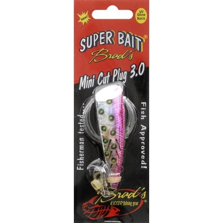 B.S. Fish Tales Super Bait Cut Plug 3 Pink Magic