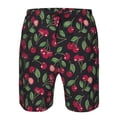thumbnail image 3 of Fotbe Ripe Red Cherry Trajes de Baño Estampados para Hombre, Shorts de Verano de Secado Rápido, Ropa de Playa, Bañadores-X-Large, 3 of 6