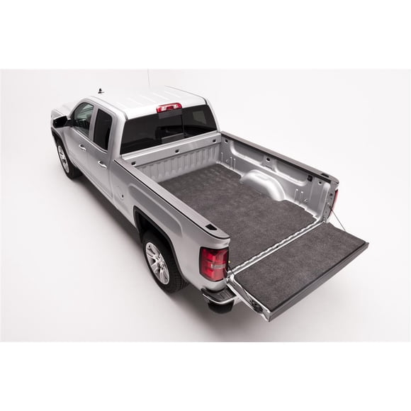 BedRug Bed Mat BMC19LBS Classic; Direct-Fit; Without Raised Edges; Dark Gray; Carpet-Like Polypropylene; Tailgate Mat Not Included