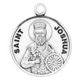 thumbnail image 3 of St. Joshua Sterling Silver Medal Necklace, 3 of 10