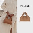 thumbnail image 3 of Bolso de mano tipo bandolera de piel de vaca auténtica para mujer de Polene, tipo lonchera, con forma de bola de masa, para el día de San Valentín, 3 of 6