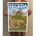 thumbnail image 4 of Seceda Italy Vintage Travel Poster / Postcard WPA Style Retro Dolomites Art Print, 4 of 4