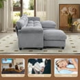 thumbnail image 4 of Bonzy Home Modular Sectional Sofa Couches for Living Room U-Shaped Sofa with Ottoman Grey, 4 of 8
