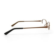 Walmart Womens FM17235 Oval Prescription Eyeglasses with Case, Gold
