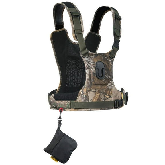 Cotton Carrier G3 Harness System for DSLR Camera with Long Lens, Realtree Xtra Camo