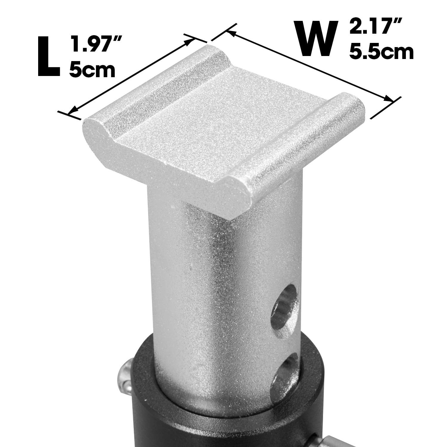 BLACK JACK Aluminum Jack Stands: 3 Ton (6,000 lb) Capacity, 1 Pair, Black/Silver