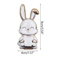 thumbnail image 3 of Phone Holder For Car 2pc Foldable Bunny Phone Bracket Mobile Phone Holder Desktop Cute Card Ventilated Student Gift, 3 of 4