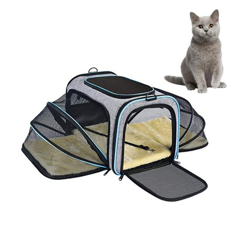 Expandable Dog Carrier Purse Cat Soft-Sided Carriers Bag for Small