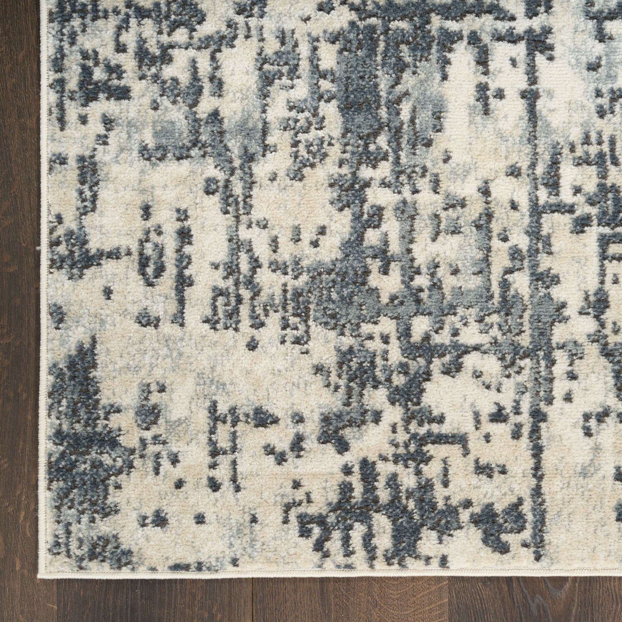 Nourison Concerto 6' x 9' Ivory Grey Modern Indoor Rug