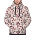 thumbnail image 4 of Hoodies for Men - lifebuoy anchor rudder Long Sleeve Comfrt Men'S Fashion Hoodies & Sweatshirts, Sweatshirts for Men Hoodies Pullover Clothing Clothes with Pouch, 4 of 7
