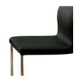 thumbnail image 3 of Lodia I Contemporary Side Chair With Black Pu, Set of 2, 3 of 5