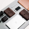 thumbnail image 4 of Leather Journal Notebook - Leather Bound Journal For Men, Lined Travel Journal & Writing Journal For Personal Diary, 5x7 Inches, Brown, 200 Pages, 4 of 5