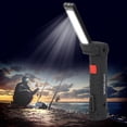 thumbnail image 2 of Linterna LED portátil con imán, recargable por USB, lámpara de trabajo, 2 of 11