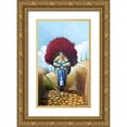 thumbnail image 1 of West, Ronald 10x14 Gold Ornate Wood Framed with Double Matting Museum Art Print Titled - The Rose Lady, 1 of 4