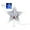 White, variant on Christmas Tree Topper LED Lighted Star Tree Topper Waterproof Reusable High Brightness New Year Holiday Home Office Indoor Decorations Christmas Tree Top Ornament