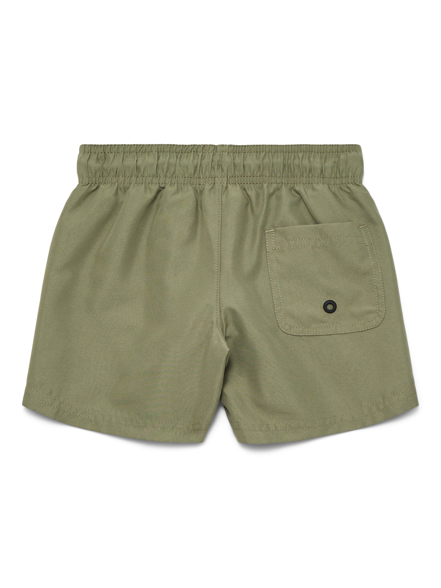 Wonder Nation Boys Everyday Swim Trunks with UPF50, Sizes 4-18 & Husky