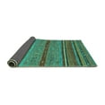 thumbnail image 2 of Ahgly Company Indoor Rectangle Abstract Turquoise Blue Modern Area Rugs, 2' x 3', 2 of 4