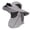 Grey, variant on Shadoumai Wide Brim Solar Fan Hat, Outdoor Fishing Hat with Built in Fan, Solar Powered Sun Hat with Fan, UPF 50 , USB Charging