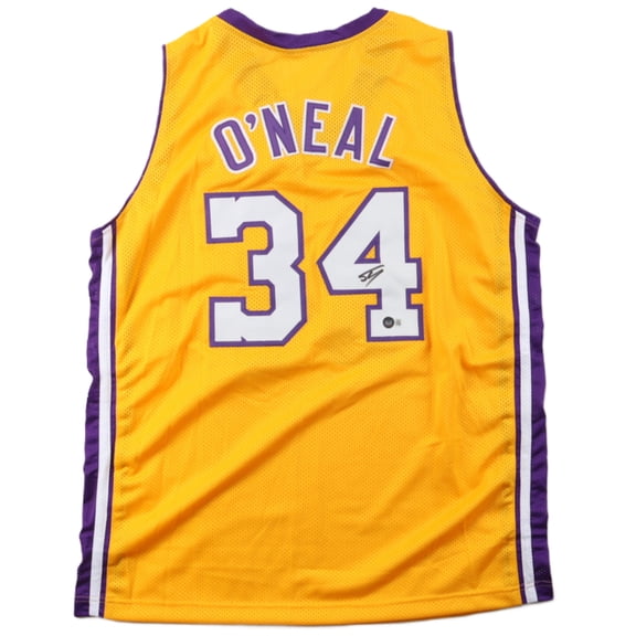 Shaquille O'Neal Signed Autographed Custom Jersey (Beckett)