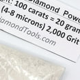 thumbnail image 6 of TechDiamondTools Diamond Powder 2.000 Grit 4-8 Microns -100cts,= 20 Grams, 6 of 6