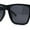 Matte Black / Black, variant on Polarized Mens Gentlemans Horn Rim Plastic Hipster Sunglasses Black Green