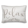thumbnail image 2 of Creative Products Relax on White 14x20 Indoor / Outdoor Pillow, 2 of 3