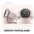thumbnail image 2 of Organizador de cables con soporte para cargador inalámbrico para Samsung Galaxy Watch 5/5Pro (rosa), 2 of 7