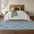 thumbnail image 6 of Addison Rugs Mayfield Washable Transitional Geometric Blue Rectangle Rug, 10' x 14', 6 of 6