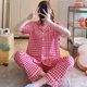 thumbnail image 1 of Pijama de dibujos animados para mujer del sudeste asiático, pantalones de manga corta, temporada de otoño y verano, ropa para el hogar, venta al por mayor, ropa de dormir cómoda y bonita, 1 of 5