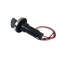 thumbnail image 4 of Pactrade Marine Black Rubber Cap 2-Prong Stern Light Pole Base Silver Top Socket Plug-in, 4 of 9