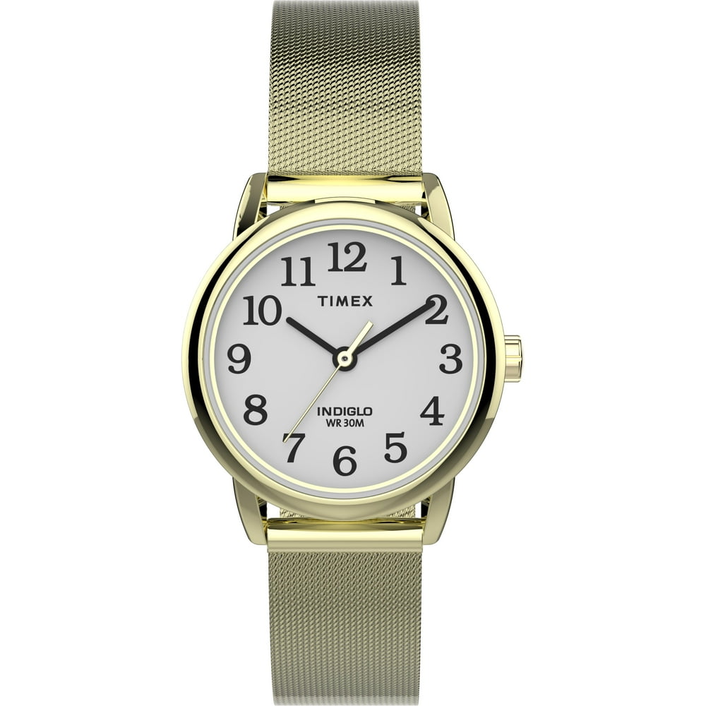timex-timex-women-s-easy-reader-25mm-gold-tone-watch-stainless-steel