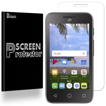 Alcatel Pixi Unite [4-Pack BISEN] Ultra Clear Screen Protector, Anti-Scratch, Anti-Shock