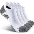 thumbnail image 2 of Men's No Show Compression Athletic Socks, Cushioned for Running Hiking, 2 of 7