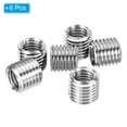 thumbnail image 3 of Unique Bargains Adaptateurs de Filetage Manchon Réducteur Écrou M16 * 2 Mâle à M12 * 1,75 Femelle Réparation Insert Vis Réducteur 15mm 6 Pcs, 3 of 6