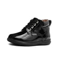 thumbnail image 3 of Zapato Bota Escolar Para Niño Dogi Charol Negro Soporte Arco negro 12.5, 3 of 6