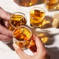 thumbnail image 6 of True Square Shot Glasses for Spirits, Whiskey & Tequila, 1.5oz, Set of 4, 6 of 9