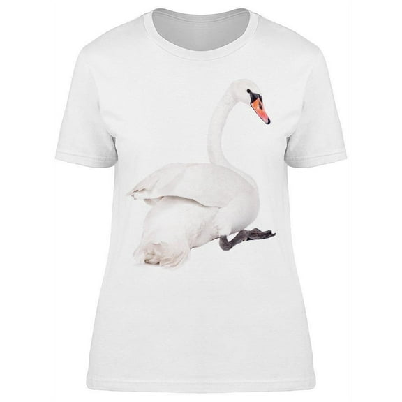 Adorable Swan Posing T-Shirt Women -Image by Shutterstock, Female 3X-Large