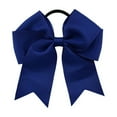 thumbnail image 4 of Bmisegm Bow Hair Ties Ribbon Satin Hair Bows for Girls Women Elastics Hair Scrunchies Bows Hair Accessories Navy, 4 of 5