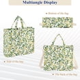 thumbnail image 6 of FORMRS Womens Corduroy Tote Bag Crossbody Shoulder Handbag with Pocket, Olive Leaf, 6 of 7